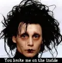 Edward is sad : (