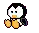 the sitting penguin