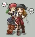 captin jack and elizibeth