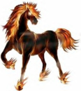 evil fire horse