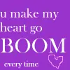 my heart goes boom