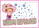 happy bday strawberry shortcake