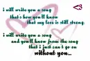 Write You A Song