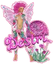 destri pink tattoed fairy
