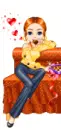 Girl and her Candy By Kiss