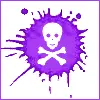 purple skull
