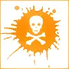 orange skull