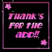 Thanks for the add