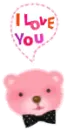 I LOVE YOU BEAR