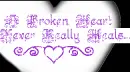 A broken heart 2