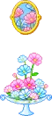 flowers in the mirror
