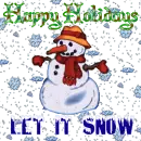 Snowing Snowman