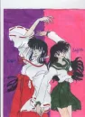 kikyo  and kagome