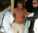 Johnny Shirtless! 