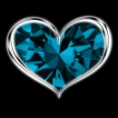 blue gem heart