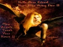 Blonde Angel Greeting