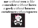 Merge Quote with Skull Kiss