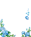 blue roses