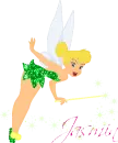 Tinkerbell w/ Name Jasmine