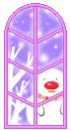 snowman in window
