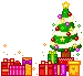 christmas trees and gifts
