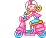 girl riding 