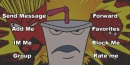 aqua teen Contact tables