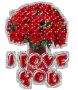 I love you with roses