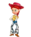 Jessie with crossd arms tapping foot