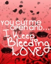 bleeding love