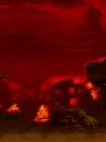 chinese houses on fire
