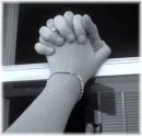 Holding hands with my soldier