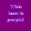 this icon is purple
