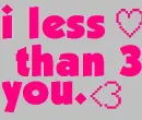 i <3 u