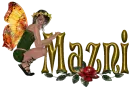 mazni cute fairy with red rose