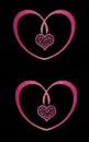 Animated Pink Hearts