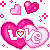 pink little hearts