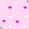pink hearts