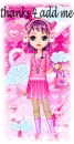 thanks 4 add me doll
