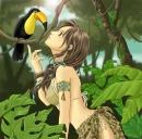 Toucan and Tropical Beauty