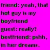 in her dreams