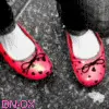 pink shoes