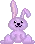 purple bunny