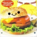 cute kawaii yummy burger