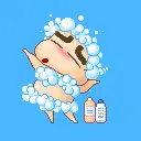 bubble shin chan dancing