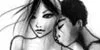 Couple holding each other