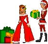 mrs.claus & elf