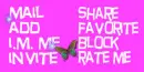pink contact tbl animated butterfly