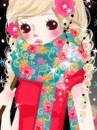 cute blonde fashion girl