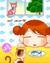 cute lil girl sleeping for lunch